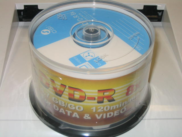 OSI 8X 4.7GB Blank DVD-R 50pc.
