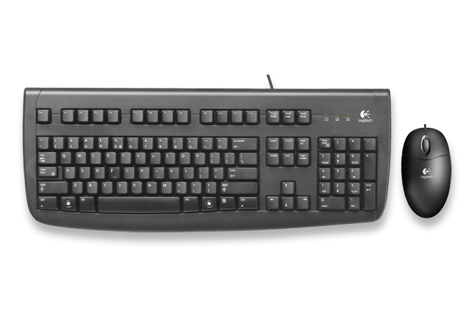 Logitech Deluxe 250 Keyboard & Mouse 